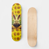 BUNNY SUNFLOWERS SKATEBOARD VOOR MEISJES (Voorkant)