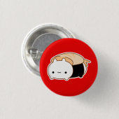 Bunny Sushi Roll Button *KIES UW EIGEN GROOTTE (Voorkant /achterkant)