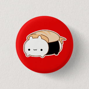 Bunny Sushi Roll Button *KIES UW EIGEN GROOTTE