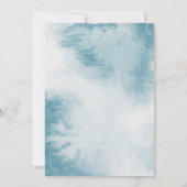 Bunny Sweet Boy Baby shower Kaart (Achterkant)