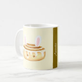 Bunny Sweet Dessert Cinnamon Bun Koffiemok (Voorkant links)