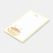 Bunny Sweet Dessert Cinnamon Bun Post-it® Notes (Schuin)