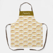 Bunny Sweet Dessert Cinnamon Bun Schort (Voorkant)