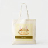 Bunny Sweet Dessert Cinnamon Bun Tote Bag (Voorkant)