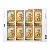 Bunny Swing Book Bord Etiket (Full Sheet)