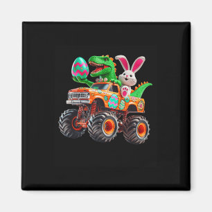 Bunny T-rex Pasen Monster Truck Dino Grappig Jonge Magneet