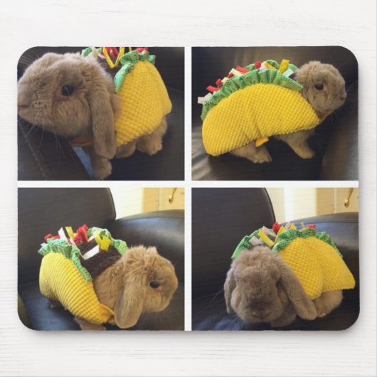 Bunny Taco Mousepad Muismat (Voorkant)