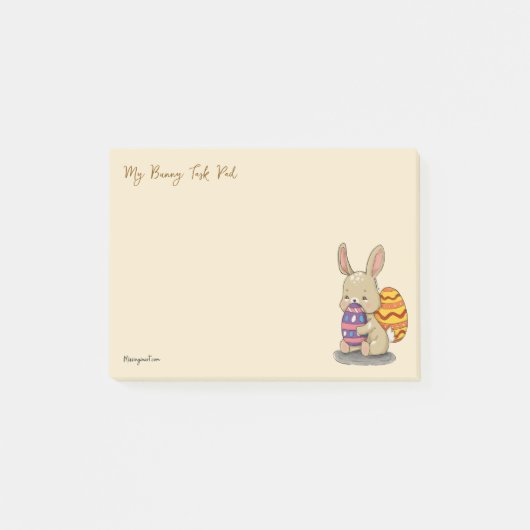 Bunny Task Pad Post-it® Notes (Voorkant)