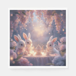 Bunny Tea Party Napkins – Dreamy Fairy Garden Servet