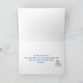 Bunny & Teddy _ Verlies van een Child Condoleance  Kaart (Binnen)