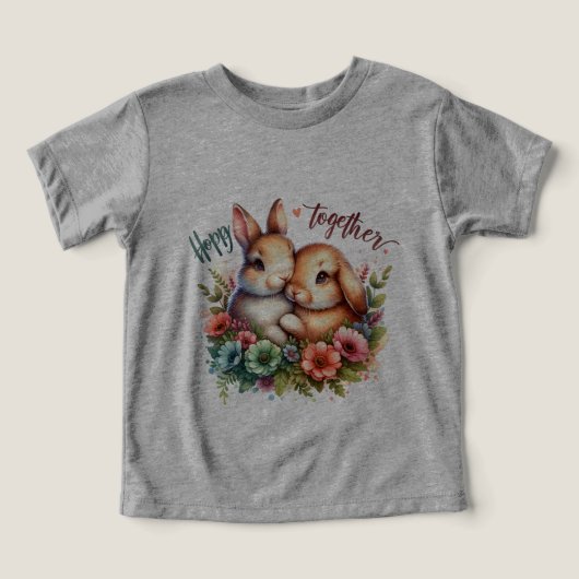 Bunny Toddler T-Shirt - Schattige en comfortabel (Design voorkant)