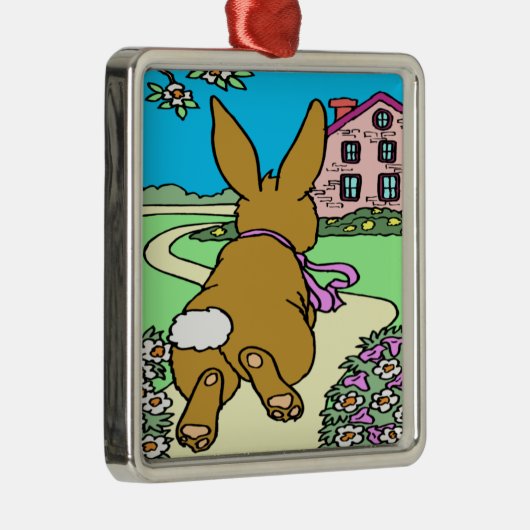 Bunny Trail Easter Ornament (Rechts)