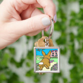Bunny Trail Easter Sleutelhanger (Hand)