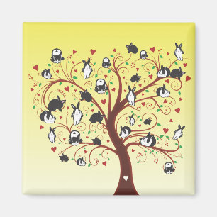 BUNNY TREE MAGNEET