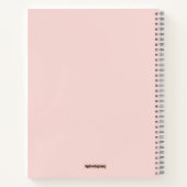 Bunny & Tulips Notebook Notitieboek (Achterkant)