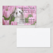 Bunny & Tulips Visitekaartje (Voorkant / Achterkant)