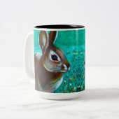 Bunny Tweekleurige Koffiemok (Voorkant links)