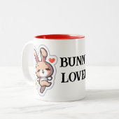 Bunny Tweekleurige Koffiemok (Voorkant links)