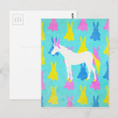Bunny Unicorn Briefkaart (Voorkant / Achterkant)