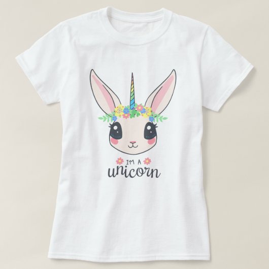 Bunny Unicorn T-Shirt (Design voorkant)