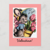  Bunny Valentijn Briefkaart (Voorkant)
