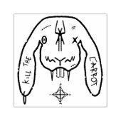 Bunny van Doom v1 Rubberstempel (Afrduk)