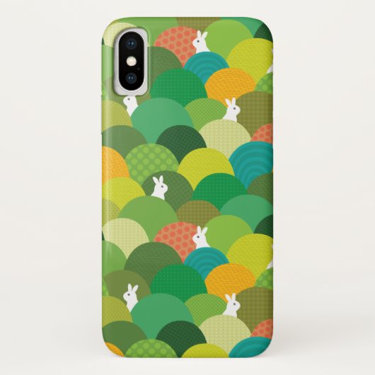Bunny verborgen in de heuvels Case-Mate iPhone case (Achterkant)