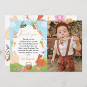 Bunny Verjaardag Pasen Ei Hunt Dank je Kaart (Voorkant / Achterkant)