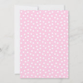 Bunny Verjaardag Uitnodiging Enkele Bunny Verjaard (Achterkant)