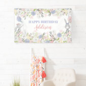 Bunny-verjaardagsbanner Spandoek (Insitu)