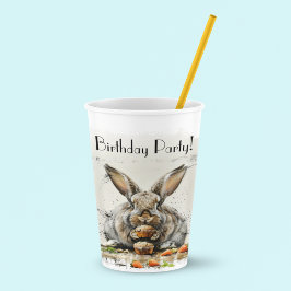 Bunny Verjaardagsfeestje Papieren Bekers