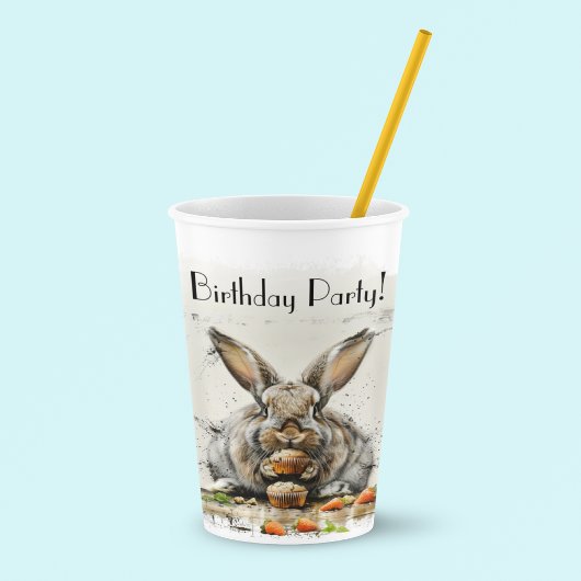 Bunny Verjaardagsfeestje Papieren Bekers