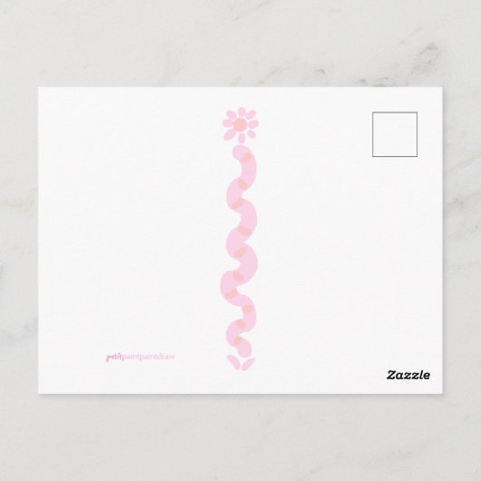 Bunny Verjaardagskaart Beterschap Briefkaart (Achterkant)