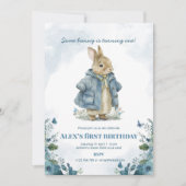 Bunny verjaardagsuitnodiging, Bunny.... Kaart (Voorkant)