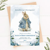 Bunny verjaardagsuitnodiging, Bunny.... Kaart