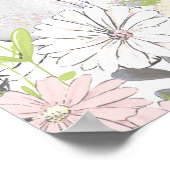 Bunny-verjaardagswandelaar Poster (Hoek)