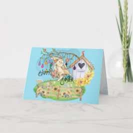 Bunny viert Pasen Kaart