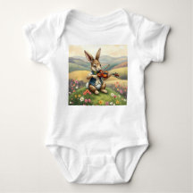 Bunny Violin Cottagecore