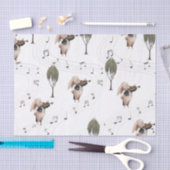 Bunny Violinist Tissue Paper Tissuepapier (Craft)