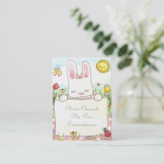 Bunny Visitekaartje (Staand voorkant)
