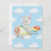 Bunny Vliegtuig Pilot Een jaar Vlogen door 1e Verj Kaart (Achterkant)