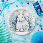 Bunny voor Pasen Papieren Bordje (Feest)