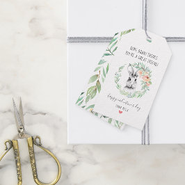 Bunny Vriend Kinder Klaslokaal Valentijnse  Party Cadeaulabel