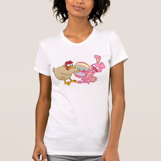 BUNNY VS CHICKEN T-SHIRT (Voorkant)