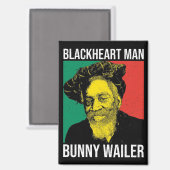 Bunny Wailer Reggae Legend Rasta Jamaika Roots  Magneet (Voorkant / Achterkant)