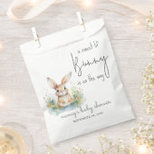 Bunny Waterverf Baby shower Favor Bags Bedankzakje (Geknipt)