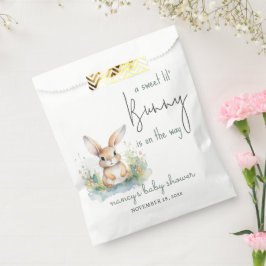 Bunny Waterverf Baby shower Favor Bags Bedankzakje