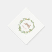  Bunny Waterverf Happy Easter servetten (Hoek)