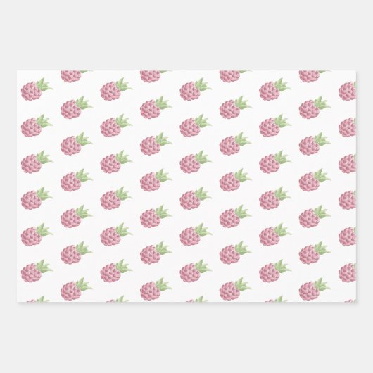 Bunny waterverf Spring berry Inpakpapier Vel (Voorkant 3)