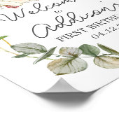 Bunny welkomstbord, bunny poster, poster (Hoek)